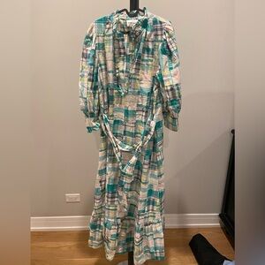 Antik Batik L plaid maxi